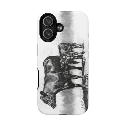 "Mama Cow & Calf" Magnetic Tough Case