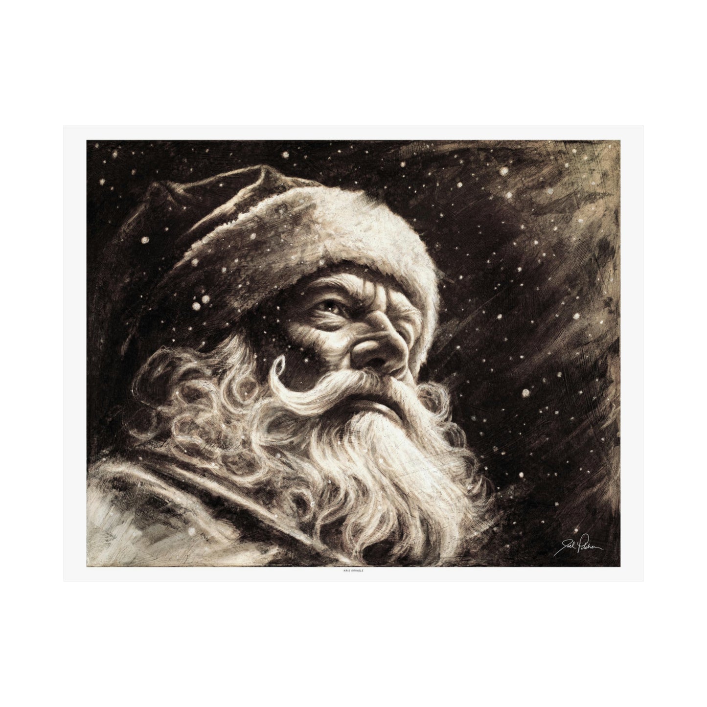 "Kris Kringle" Premium Matte Paper Print