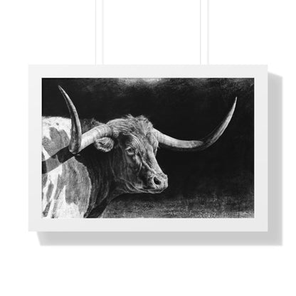 "Longhorn II" Framed Paper Print