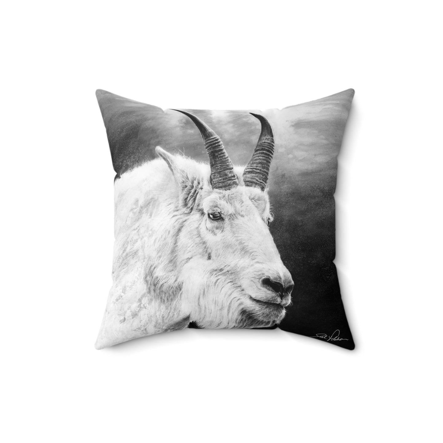 "G.O.A.T." Square Pillow.