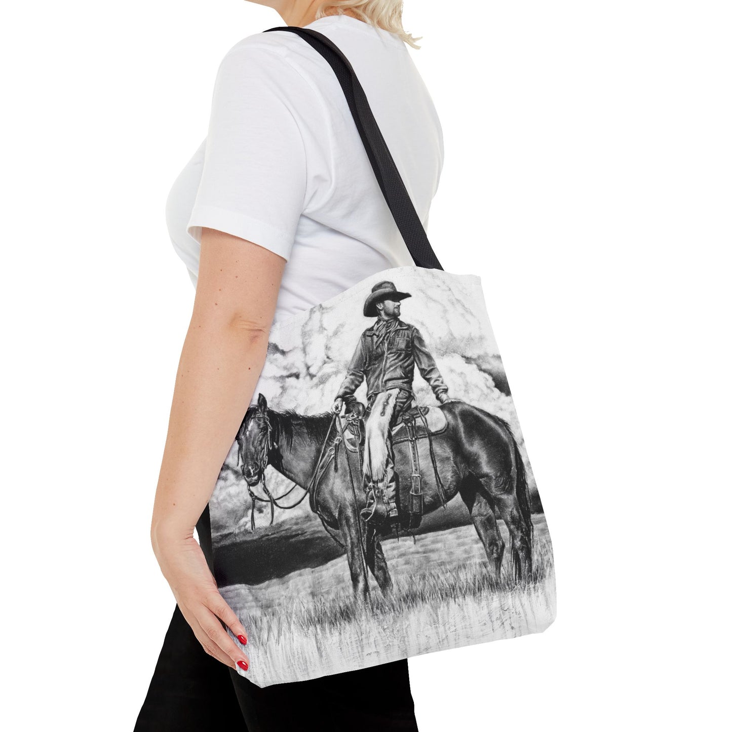 "Looking Back on the Path" Tote Bag