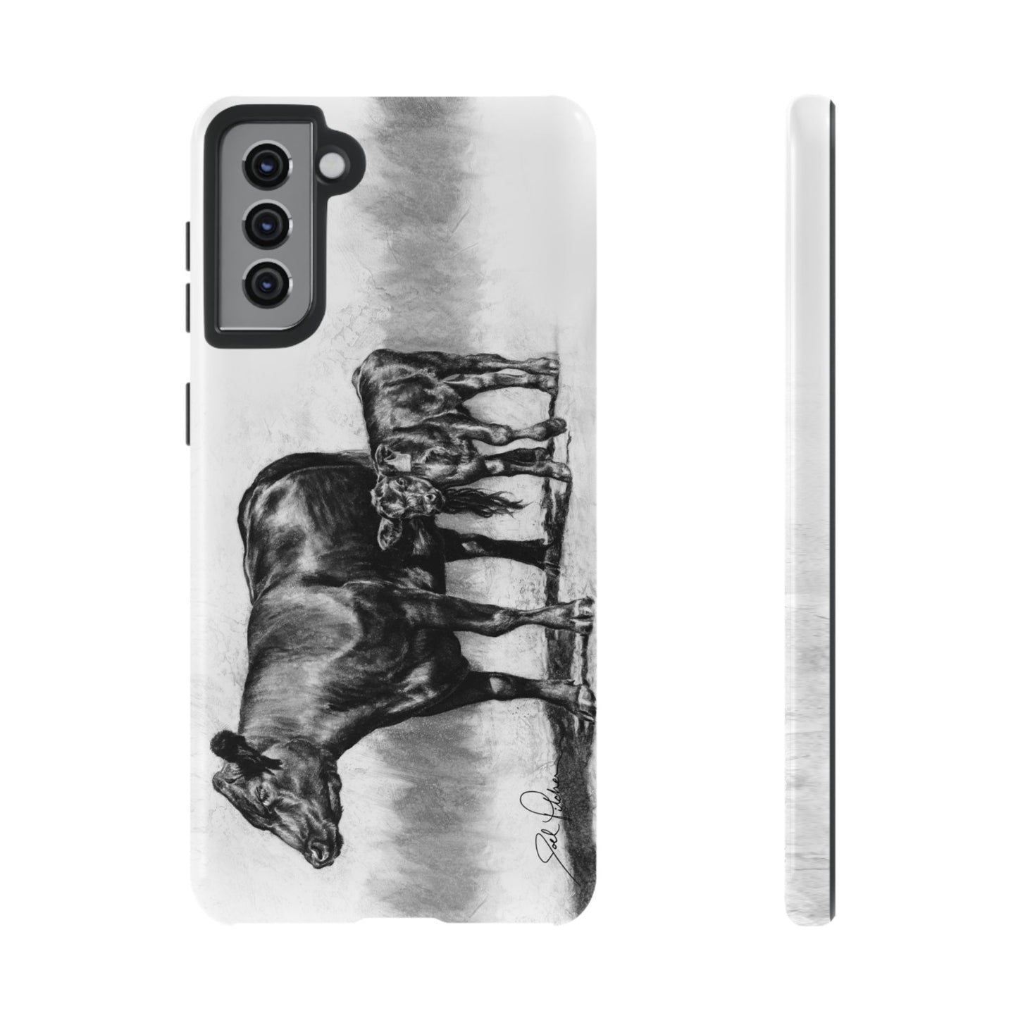 "Mama Cow & Calf" Smart Phone Tough Case