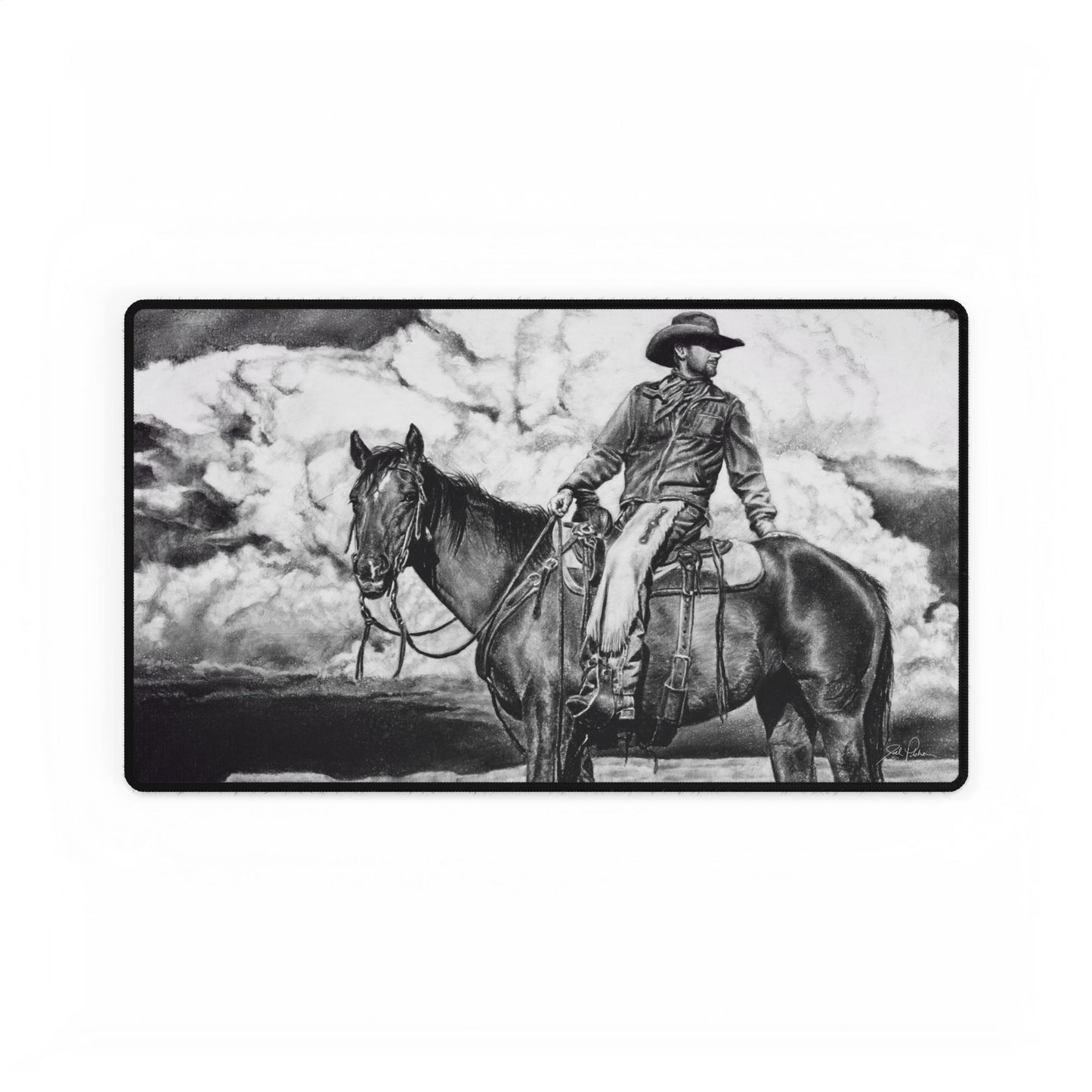 "Looking Back on the Path" Mouse Pad