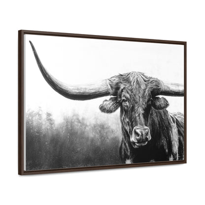 "Longhorn" Gallery Wrapped/Framed Canvas