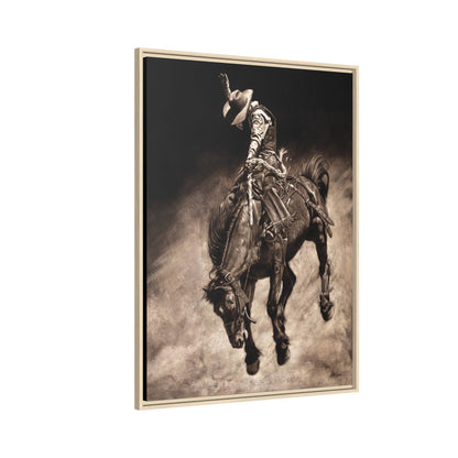"Giddy Up" Framed Canvas