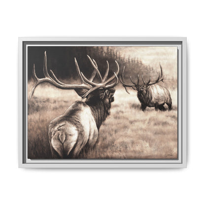 "Ready to Rumble" Framed Canvas