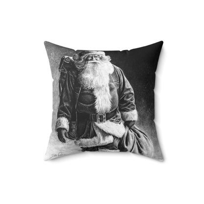 "Right Down Santa Claus Lane" Square Pillow.