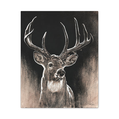 "Backlit Buck" Stretched Canvas