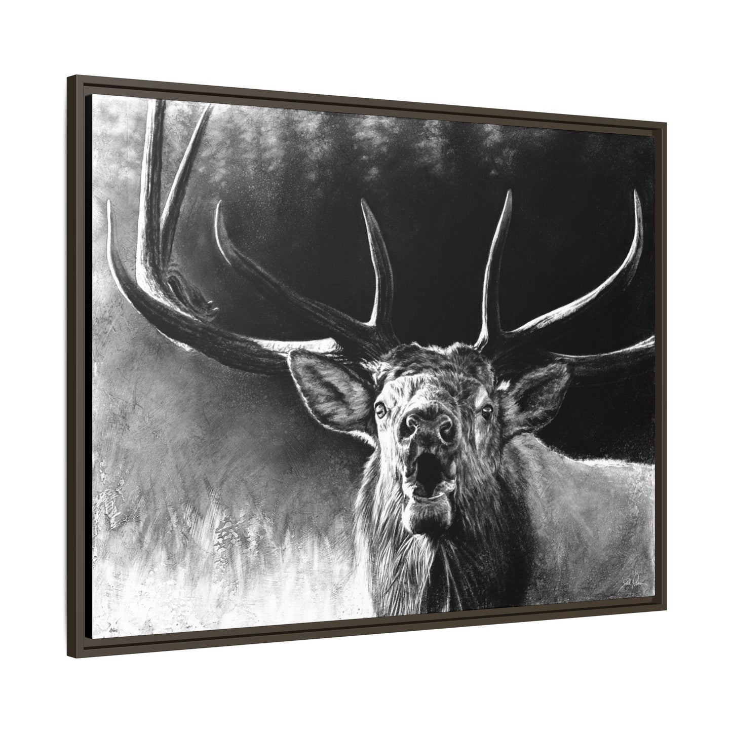 "Battle Cry" Framed Canvas