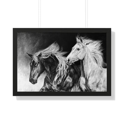 "Dynamic Duo" Framed Paper Print