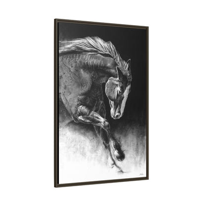 "Unbridled" Framed Canvas