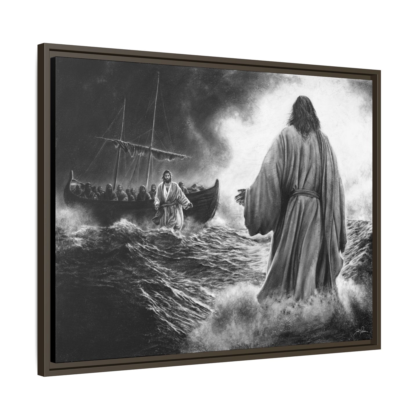 "Be Not Afraid" Framed Canvas