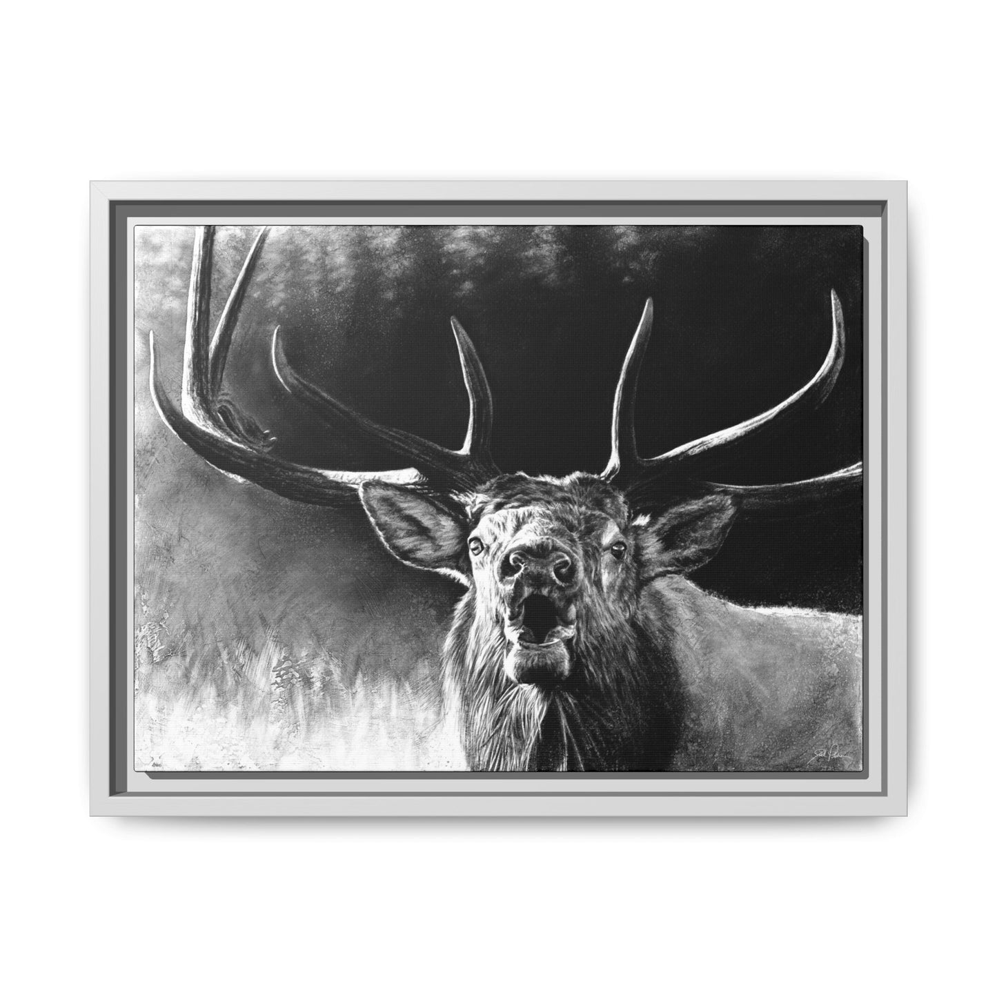 "Battle Cry" Framed Canvas