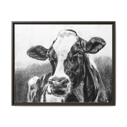 "Holstein" Framed Canvas