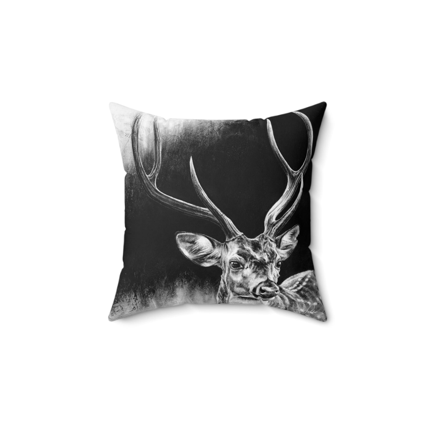 "Axis Buck" Square Pillow.