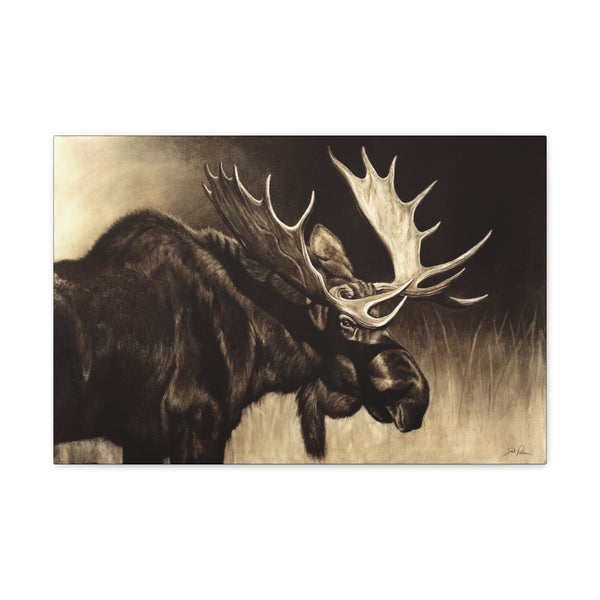 "Mighty Moose" Gallery Wrapped Canvas.