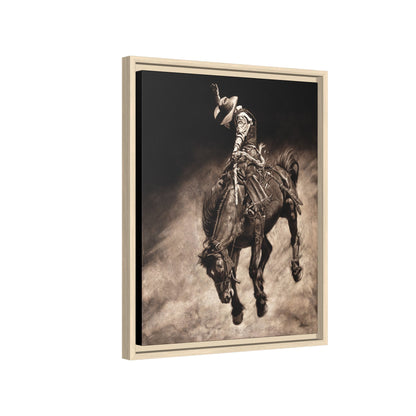 "Giddy Up" Framed Canvas