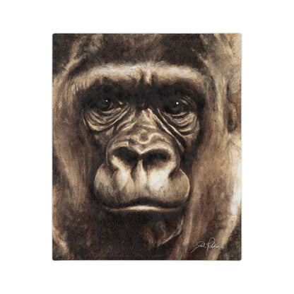 "Gorilla" Velveteen Minky Blanket