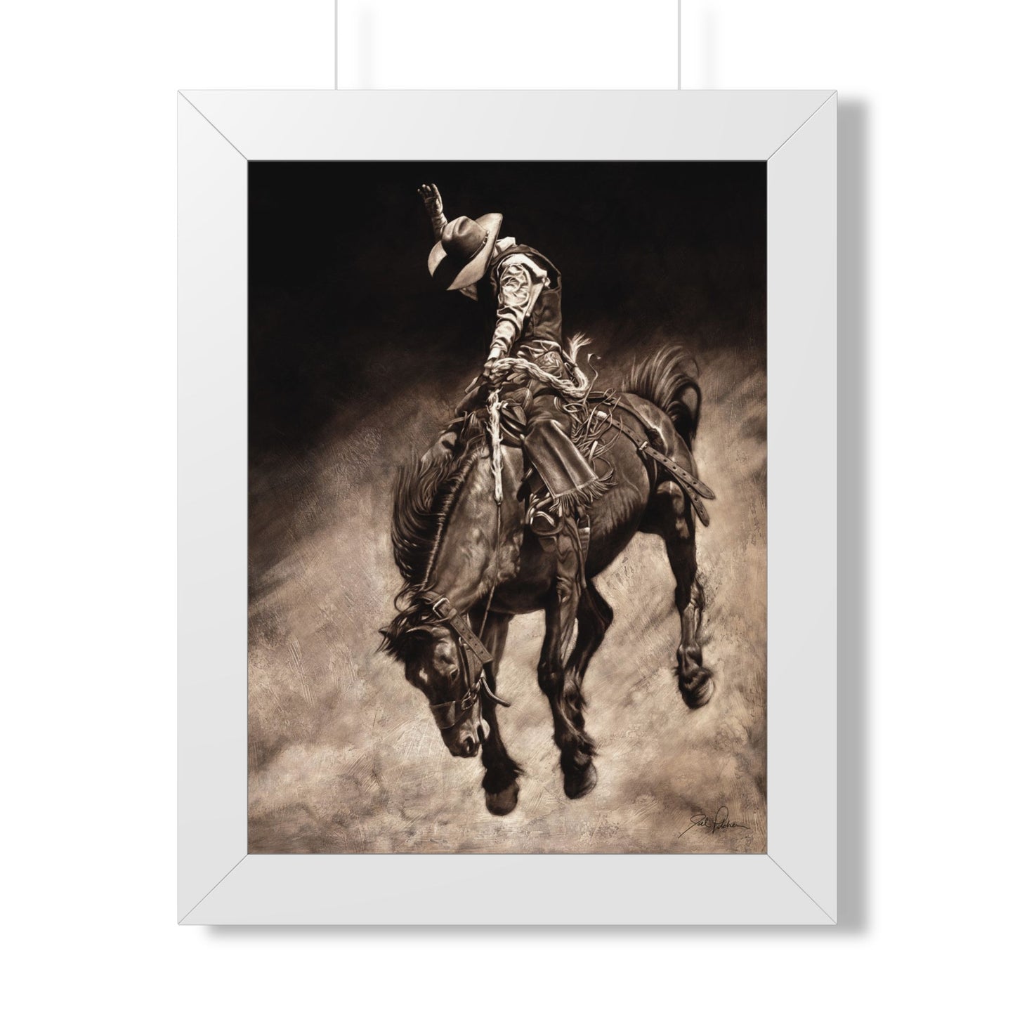 "Giddy Up" Framed Paper Print.