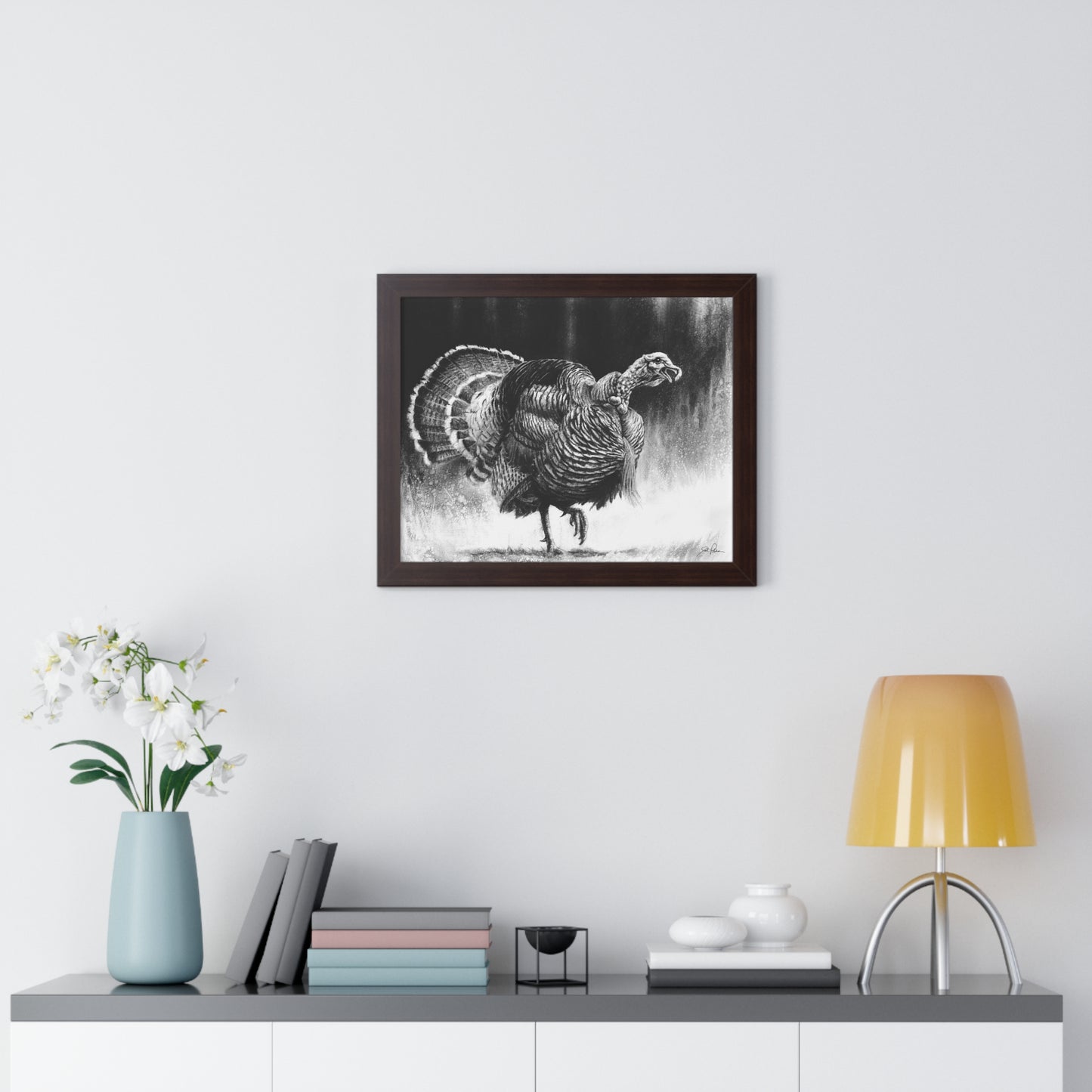 "Gobbler" Framed Paper Print