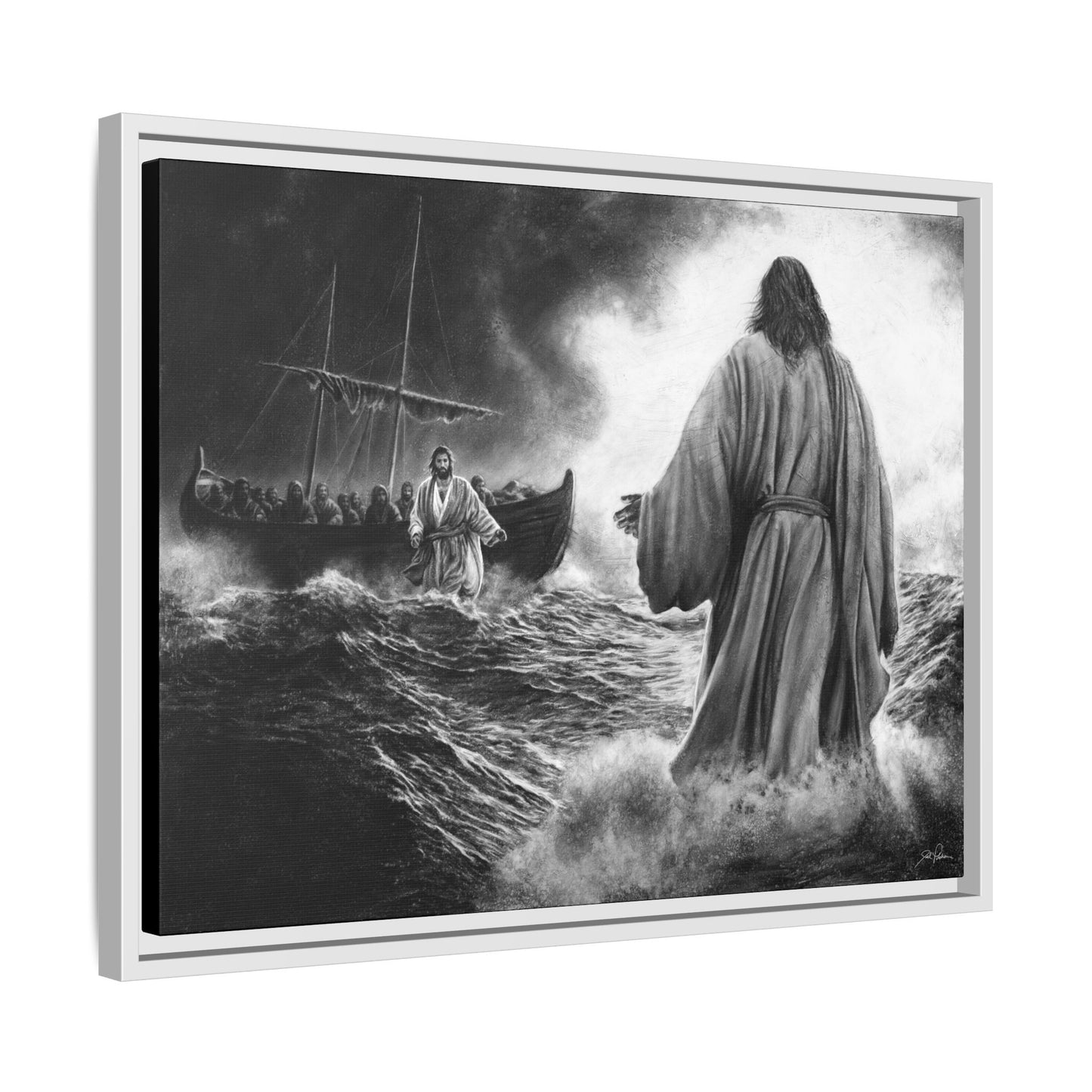 "Be Not Afraid" Framed Canvas