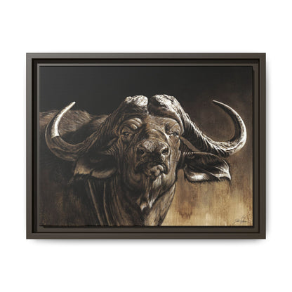 "Debt Collector" Framed Canvas