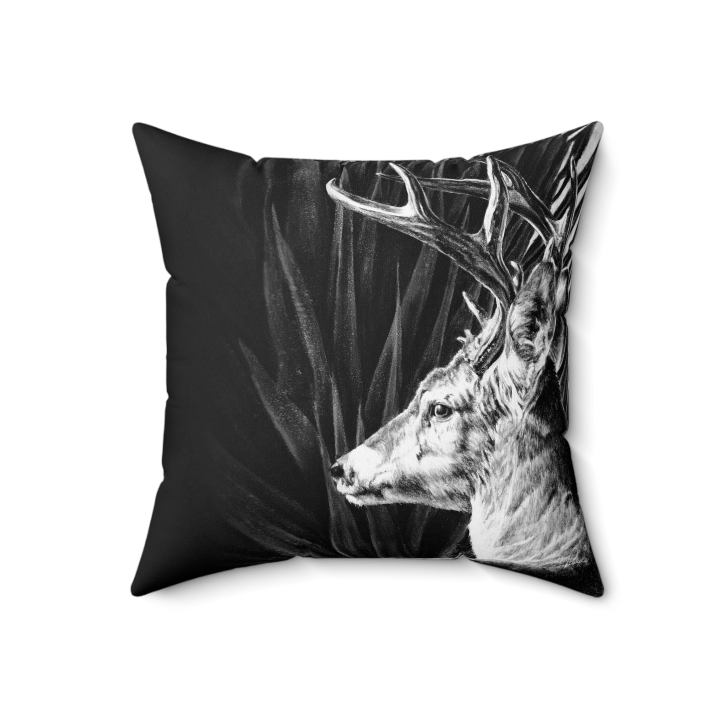 "Coues Buck" Square Pillow.