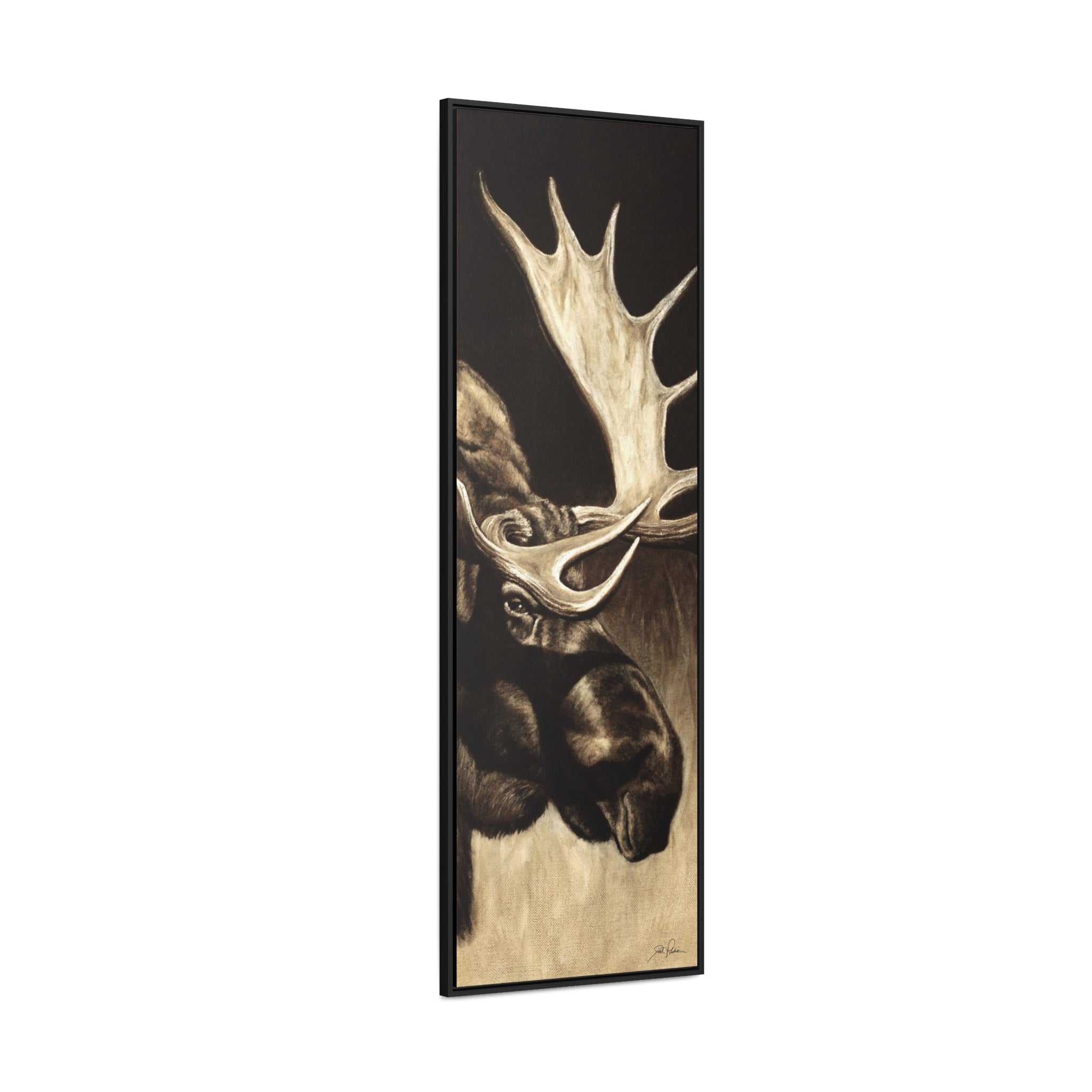 "Mighty Moose" 20x60 Gallery Wrapped/Framed Canvas