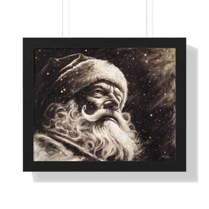 "Kris Kringle" Framed Paper Print