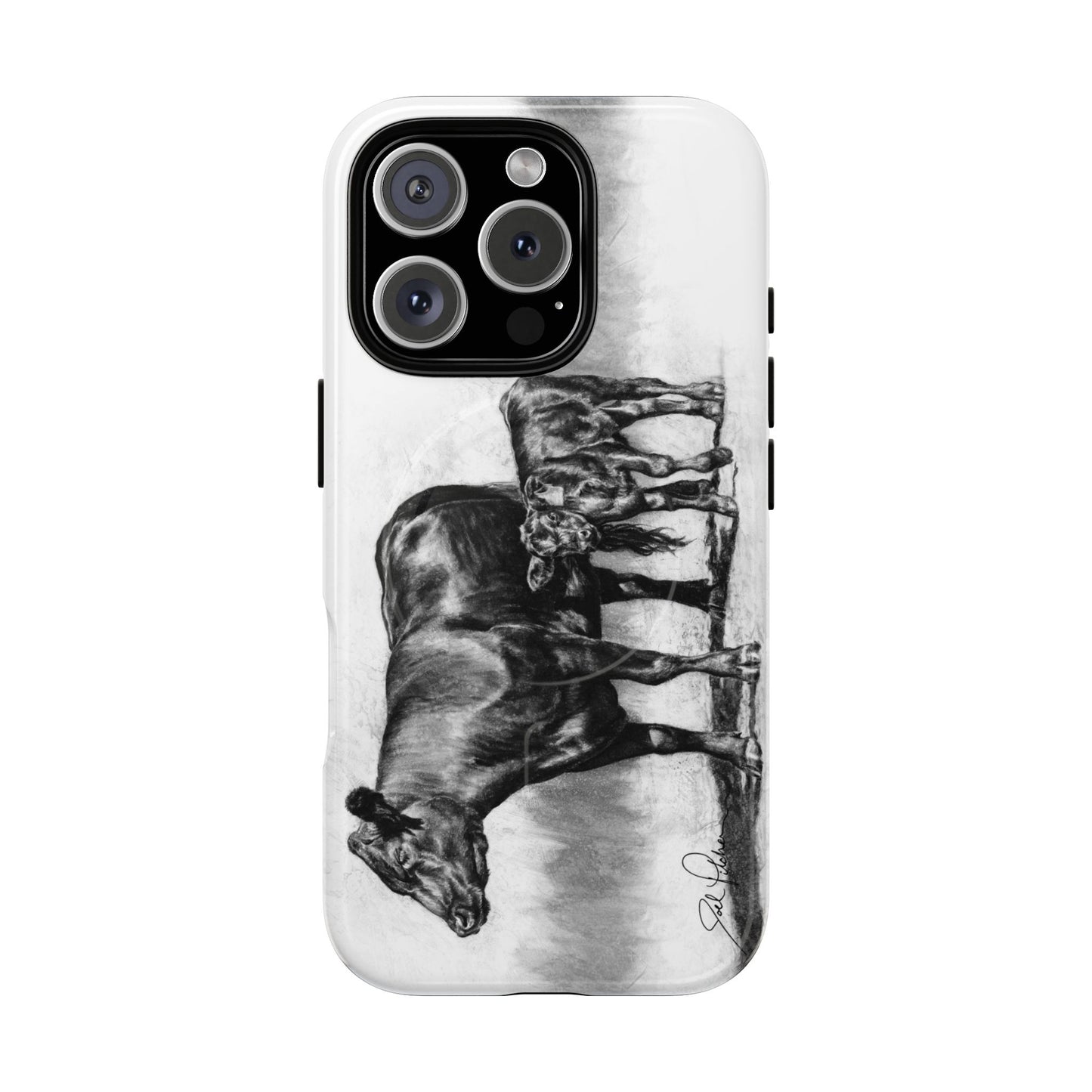 "Mama Cow & Calf" Magnetic Tough Case
