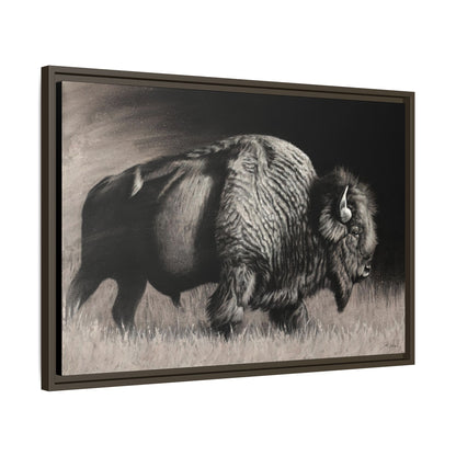 "Into the Storm" Framed Canvas