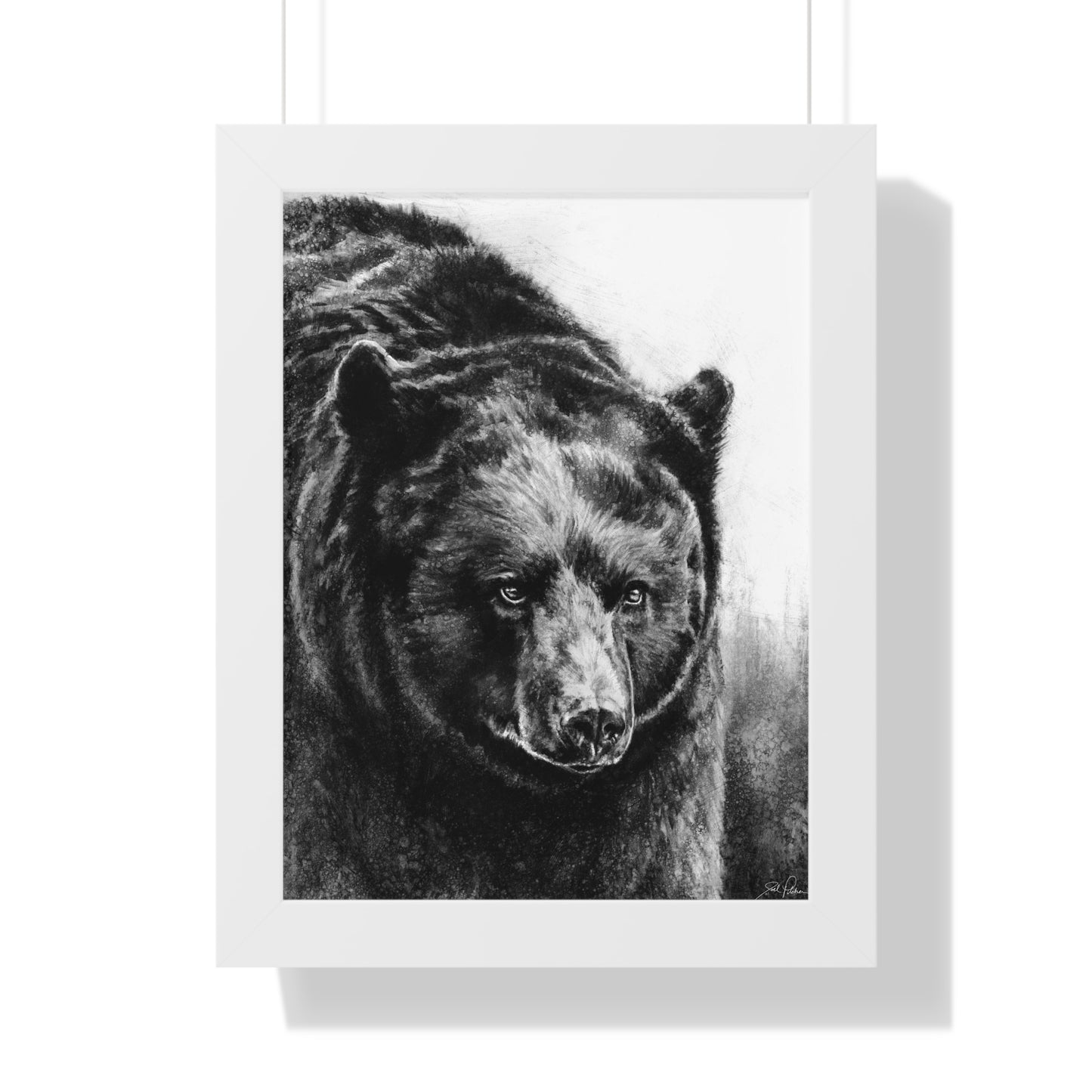 "Black Bear" Framed Paper Print