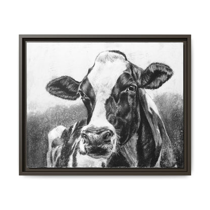 "Holstein" Framed Canvas