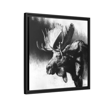 "Formida-bull" Framed Canvas