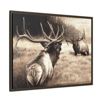 "Ready to Rumble" Framed Canvas