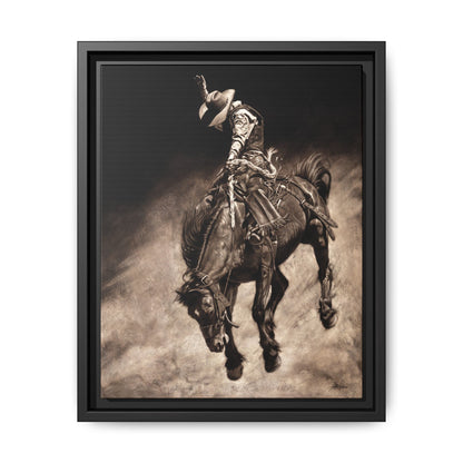 "Giddy Up" Framed Canvas