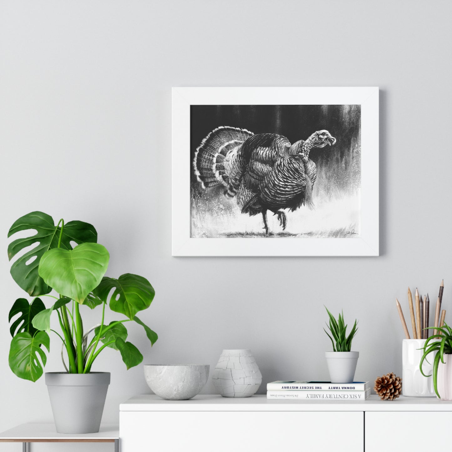 "Gobbler" Framed Paper Print