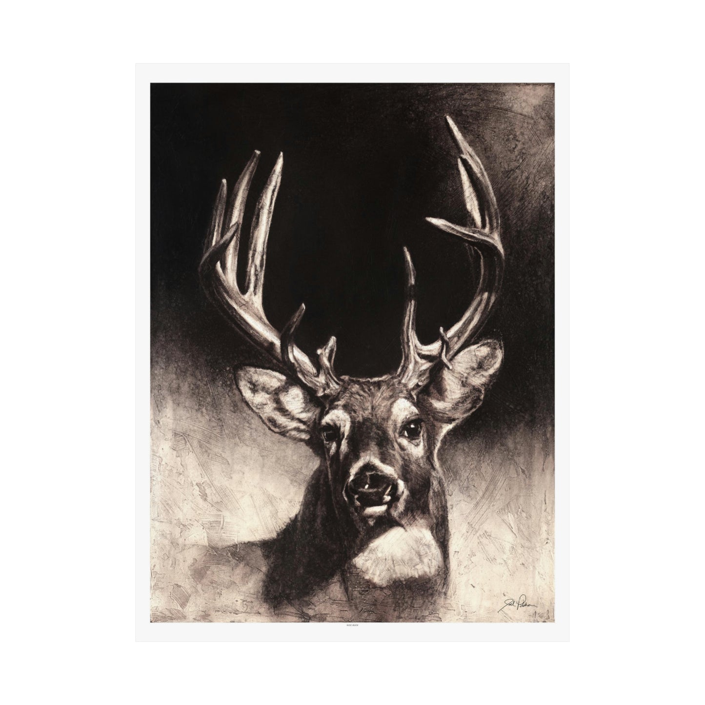 "Nice Buck" Premium Matte Paper Print.