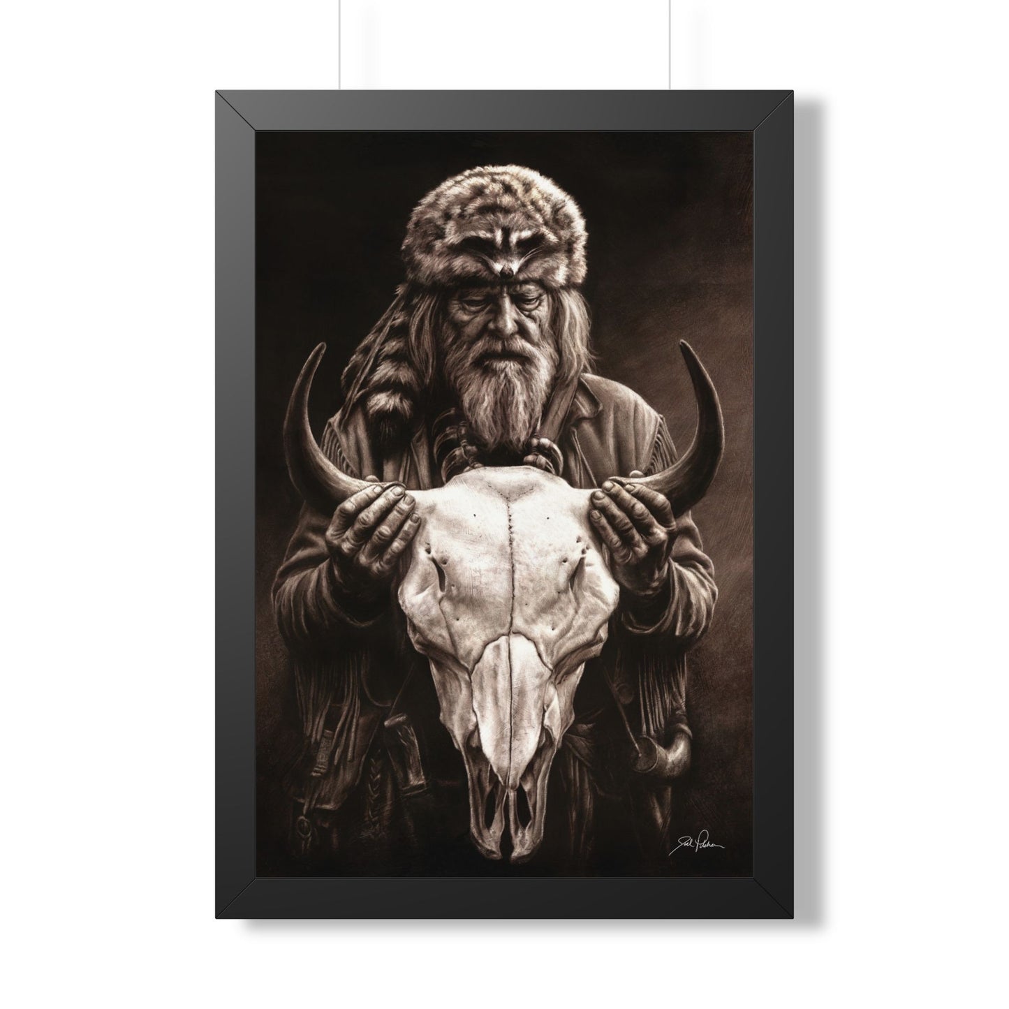 "Legends of the West" Framed Paper Print.