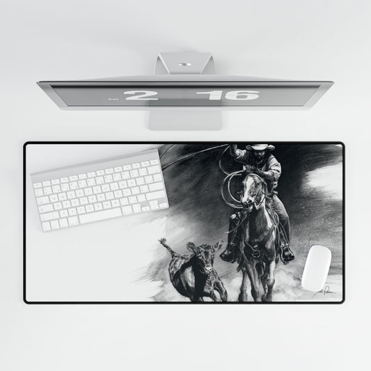 "Calf Roping" Mouse Pad