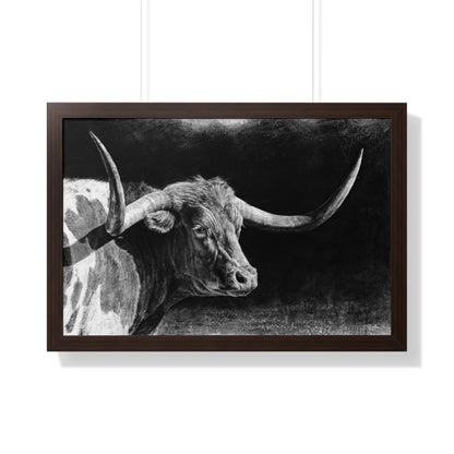 "Longhorn II" Framed Paper Print