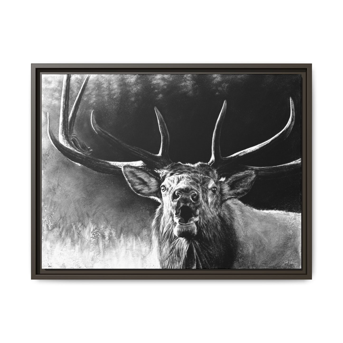 "Battle Cry" Framed Canvas