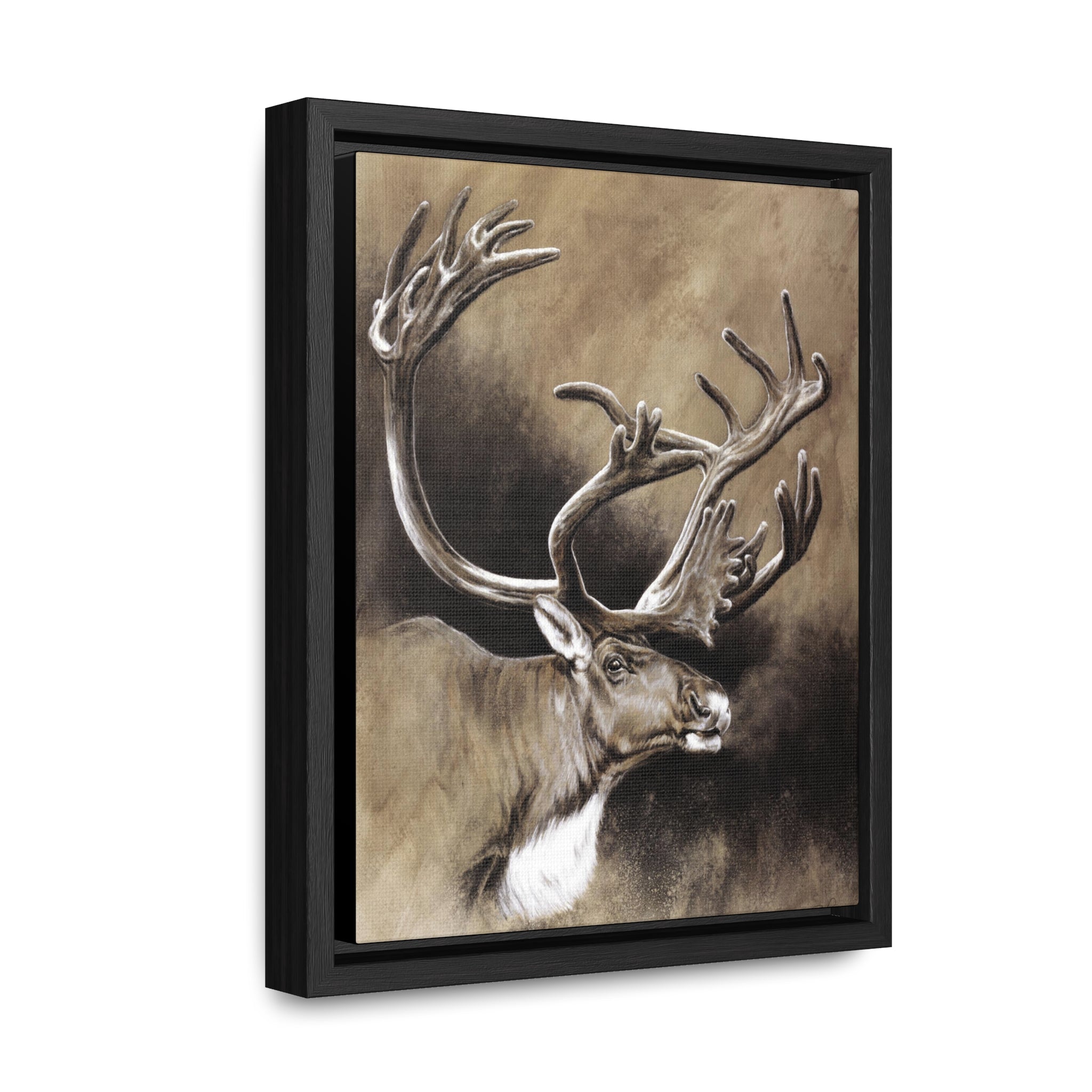 "Caribou" Gallery Wrapped/Framed Canvas