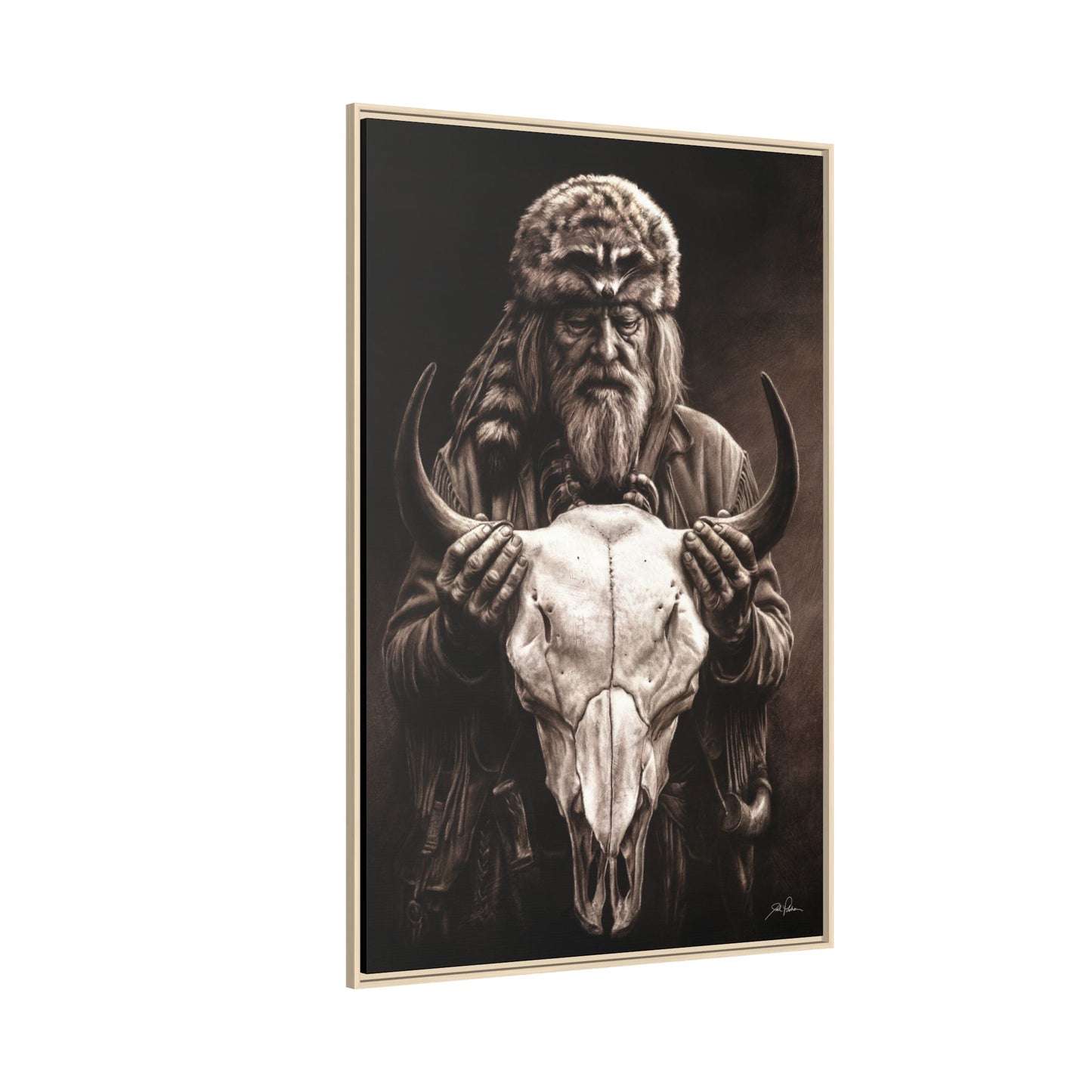"Legends of the West" Framed Canvas