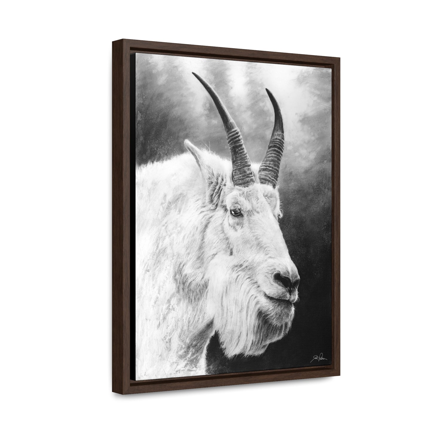 "G.O.A.T." Gallery Wrapped/Framed Canvas