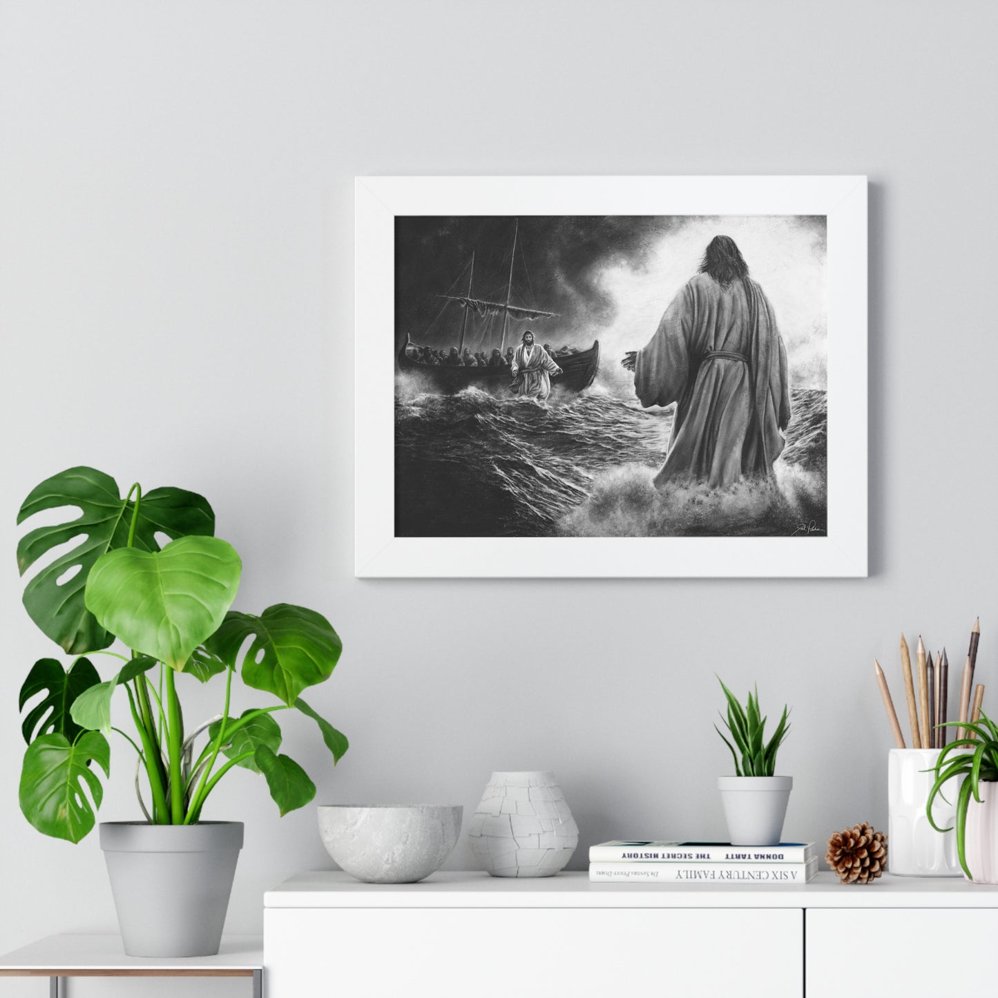 "Be Not Afraid" Framed Paper Print
