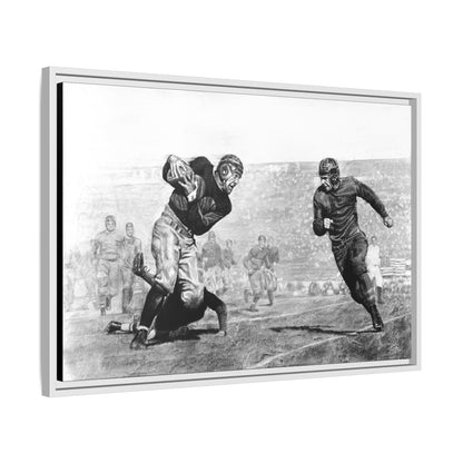 "Leatherheads" Framed Canvas