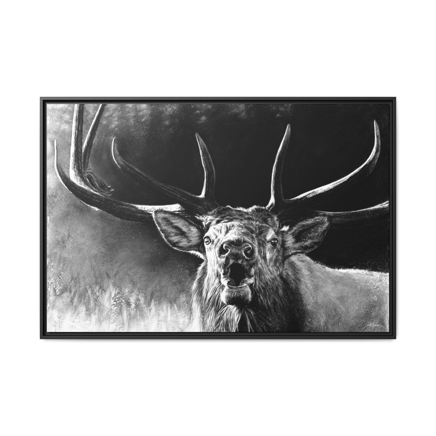 "Battle Cry" Framed Canvas