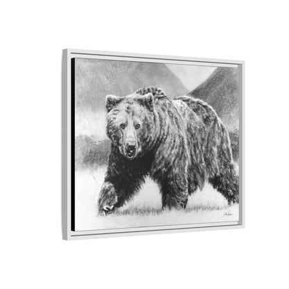 Grizzly II" Framed Canvas