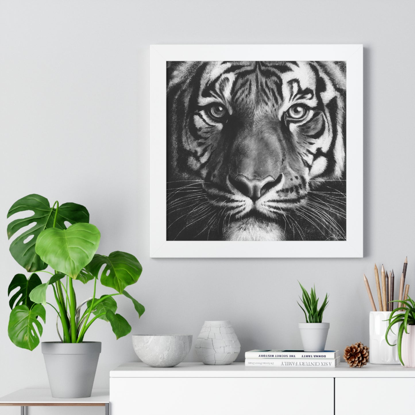 "Tiger" Framed Paper Print